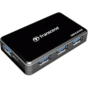 Transcend TS-HUB3K 4 porty USB 3.0 hub  čierna
