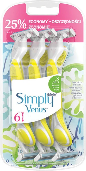 Gillette Dámsky Simply Venus 3 plus