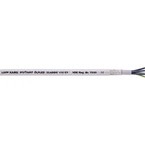 LAPP ÖLFLEX® CLASSIC 110 CY riadiaci kábel 5 G 6 mm² priehľadná 1135605-1000 1000 m
