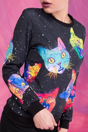 Cosmic Kitties Sweater