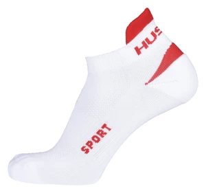 Husky Sport L (41-44), bílá/červená Ponožky
