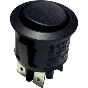 TRU COMPONENTS kolískový spínač R13-244D B/B 250 V/AC 8 A 2x zap/vyp/zap  s aretáciou/0/s aretáciou  1 ks
