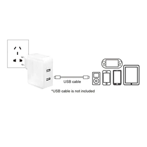 LogiLink PA0094 PA0094 USB nabíjačka do zásuvky (230 V) Výstupný prúd (max.) 3400 mA 2 x USB