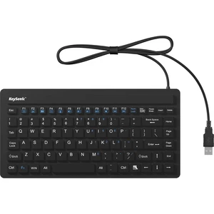 Keysonic KSK-3230IN (US) USB klávesnica US anglická, QWERTY čierna silikónová membrána, vodotesné (IPX7)
