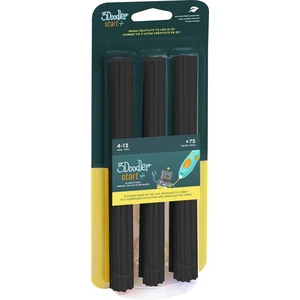 3Doodler 3DS-ECO10-BLACK-75 Start vlákno pre 3D tlačiarne PLA plast     čierna  75 ks