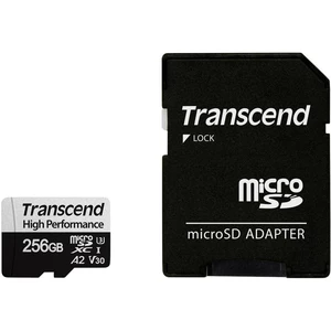 Transcend 330S pamäťová karta micro SDXC 256 GB Class 10, UHS-I, UHS-Class 3, v30 Video Speed Class výkonnostný štandard
