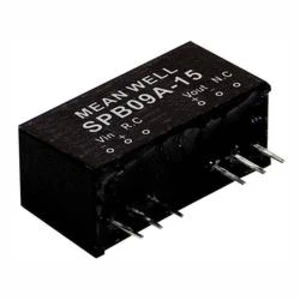 DC/DC měnič napětí, modul Mean Well SPB09C-24, 375 mA, 9 W, Počet výstupů 1 x