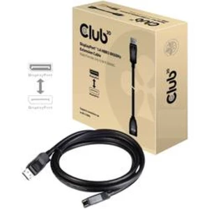 DisplayPort kabelové prodloužení club3D [1x zástrčka DisplayPort - 1x zásuvka DisplayPort] černá 2.00 m