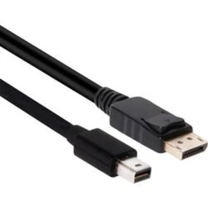 DisplayPort kabel club3D [1x mini DisplayPort zástrčka - 1x zástrčka DisplayPort] černá 2.00 m