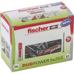 2komponentní hmoždinka Fischer DUOPOWER 5x25 S LD 535458, Vnější délka 25 mm, Vnější Ø 5 mm, 50 ks