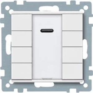 Ovládací tlačítko Merten KNX Systeme, polární bílá, 627919, 1 ks