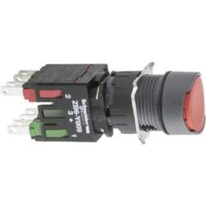 Tlačítko Schneider Electric XB6AA45B, 250 V, 3 A, černá, červená, 1 ks