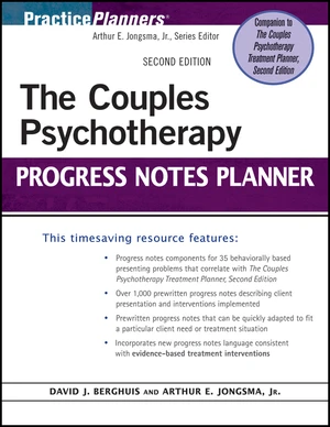 The Couples Psychotherapy Progress Notes Planner