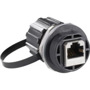 Vestavná spojka s krytkou RJ45 Conec 17-10000, IP67, 8P8C