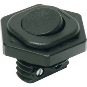 Kolébkový spínač interBär 8014-004.01, 1x vyp/zap, 250 V/AC, 6 A, černá