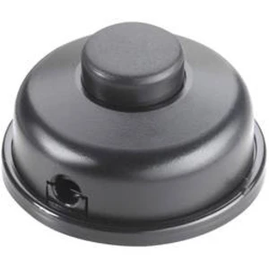 Nášlapný vypínač interBär, 1pólový, 250 V/AC, 6 A, černá