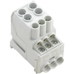 Weidmüller WPD 100 2X25/6X10 GY, 1561910000, světle šedá, 3 ks