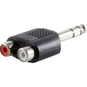 Adaptér jack jack zástrčka 3,5 mm - cinch zásuvka TRU COMPONENTS 1559822, stereo, pólů 3, 1 ks