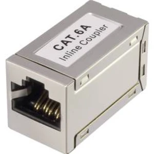 Síťový adaptér RJ45 Renkforce RF-4723812 CAT 6A, [1x RJ45 zásuvka - 1x RJ45 zásuvka], bílá