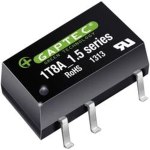 DC/DC měnič napětí, SMD Gaptec 10070417, 12 V/DC, 9 V/DC, 111 mA, 1 W, Počet výstupů 1 x