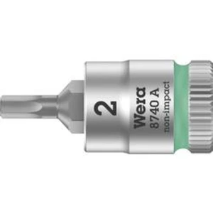 Nástrčný klíč Wera 8740 A, 2 mm, inbus, 1/4" (6,3 mm), chrom-vanadová ocel 05003330001