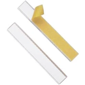 Durable 802019 popisovací štítek, (š x v) 200 mm x 20 mm, transparentní, 10 ks