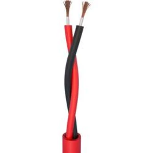 Kabel pro požární hlásiče LSZH ELAN 272101R, 2 x 1 mm², červená, metrové zboží