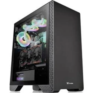 PC skříň midi tower Thermaltake S300 TG, černá