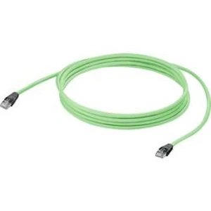 Síťový kabel RJ45 Weidmüller 1230410000, CAT 5, CAT 5e, SF/UTP, 30.00 cm, zelená