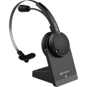 Headset s Bluetooth bez kabelu Sandberg 126-26 na uši černá (pochromovaná)