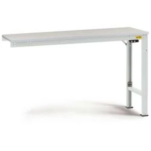 Manuflex LU8128.7035 ESD pracovní stůl univerzální speciální Přístavný stůl s Melaminplatte, Šxhxv = 2000 x 1000 x 725-1025 mm