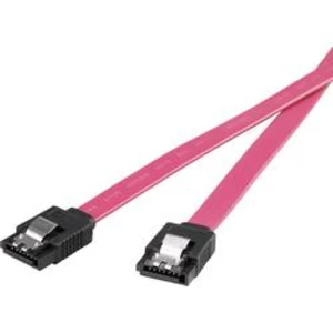 SATA kabel Renkforce RF-4538182, červená