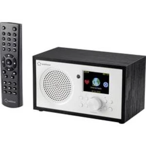 Internetové stolní rádio Renkforce RF-IR-MONOV2, Wi-Fi, internetové rádio, bíločerná