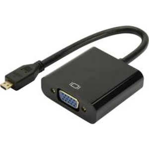 HDMI / VGA adaptér Digitus DA-70460, černá