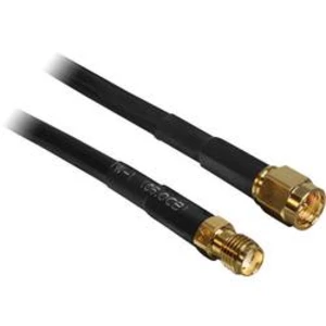 Pro Wi-Fi antény prodlužovací kabel [1x SMA zástrčka - 1x SMA zásuvka] 2.00 m černá pozlacené kontakty Delock