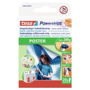 Tesa® Powerstrips® Poster bílá, 20 kusů.