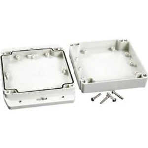 Univerzální pouzdro polykarbonát Hammond Electronics 1555N2F17GY, 120 x 120 x 37.2 , světle šedá