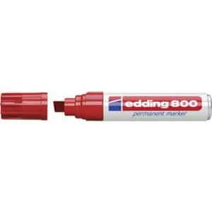 Trvanlivý popisovač Edding 800, červená