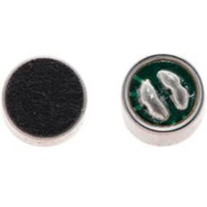 Elektretový mikrofon EMY-624B, -64 dB, 30 - 17 000 Hz, AWG 2000 Ω, EM-4B, 1,5 - 10 V/DC