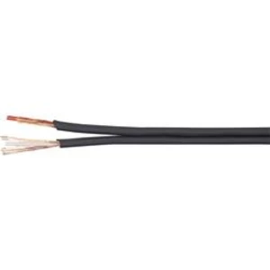 Audio kabel BKL Electronic 1106001, 2 x 0.14 mm², černá, metrové zboží