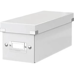 LEITZ CD box Click & Store/6041-00-01, bílá, 127 x 124 x 320mm, 1,400g/m2 bílá (š x v x h) 127 x 124 x 320 mm Leitz