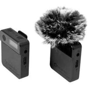 Bezdrátový kamerový mikrofon Relacart MIPASSPORT, vč. ochrany proti větru, montáž patky blesku, vč. kabelu