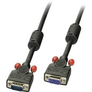 VGA prodlužovací kabel LINDY [1x VGA zástrčka - 1x VGA zásuvka] černá 2.00 m