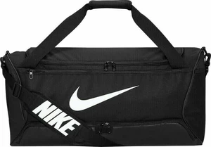 Nike Brasilia 9.5 Duffel Bag Black/Black/White 60 L Sportovní taška