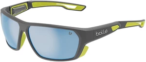 Bollé Airfin Grey Matte Acid/Sky Blue Polarized Lunettes de soleil Yachting