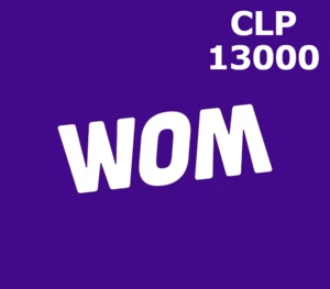 Wom 13000 CLP Mobile Top-up CL