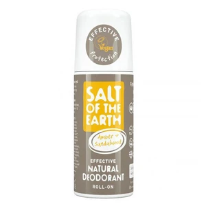 SALT OF THE EARTH Přírodní minerální deodorant roll-on Amber & Santalwood 75 ml