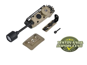 Svítilna na helmu Sidewinder Stalk® Streamlight®, ARC klip/montáž na suchý zip – Coyote (Barva: Coyote)