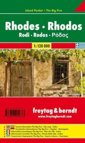 Automapa Rhodos 1:120 000