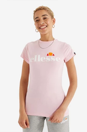 Tričko Ellesse SGK11399-WHITE, dámsky, ružová farba